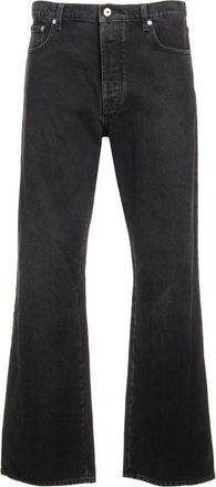 Off-white Diag Outl Relaxed Jeans - male - Off White - Flare Jeans - Black - W36 - Jeans
