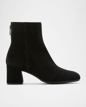 La Canadienne Jason Suede Ankle Booties