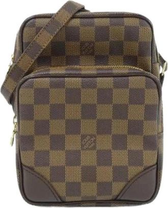 Louis Vuitton Pre-owned Damier Amazon Schoudertas - Dames - Vintage Schoudertas - Bruin - ONE Size - Vintage