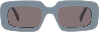Celine Smoke Rectangular Ladies Sunglasses CL40313U 20A 53