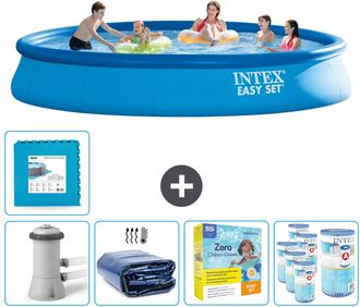 Intex Piscina Easy Set Redonda - 457x84 Cm - 8-piezas Scb23
