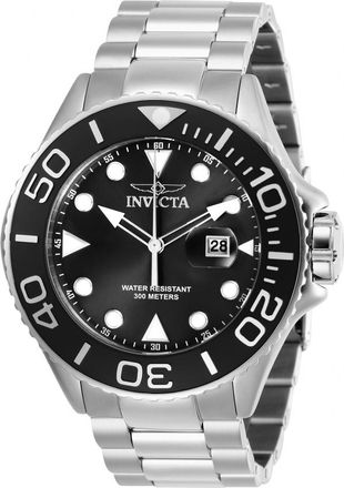 Invicta Pro Diver Quartz Black Dial Stainless Steel Mens Watch 28765