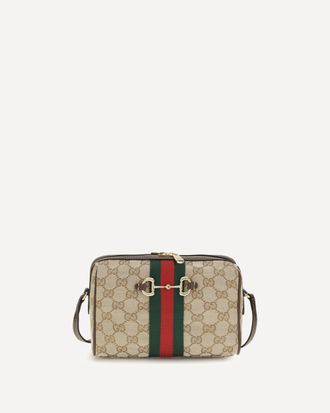 Gucci Small Horsebit Web Camera Bag Shoulder Bag Female UNI