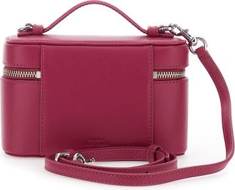 Marc Jacobs Womens Shoulder Bag The Vanity Pink Leather Split Cow