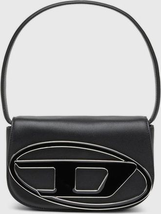 Diesel 1DR-Iconic shoulder bag in nappa leather - Shoulder Bags - Woman - Black