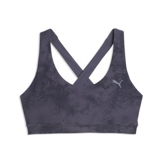 Puma Reggiseno sportivo con stampa CLOUDSPUN da donna, Accessori, Grigio, XL