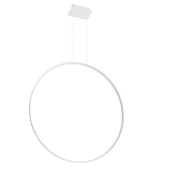 Thoro L&aacute;mpara de techo blanco acero 3000k alt. 150 cm