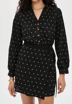 Never Fully Dressed Miley Studded Dress In Black