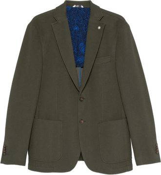 Manuel Ritz single-breasted blazer - Green