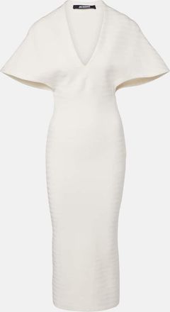 Jacquemus Vestido midi de punto