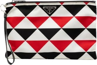 Prada Pre-owned Borsa a Mano in Nylon - - Pre-owned - Donna - Multicolore - ONE SIZE