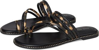 Nine West Dashin Womens Dress Sandals Black/Leopard : 9.5 M, Synthetic