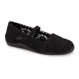 Muk Luks Shelby Ballerina Shoe in Black at Nordstrom, Size 9