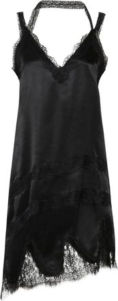 Marella Mllscoglio Delicate Lace Satin Slip Dress