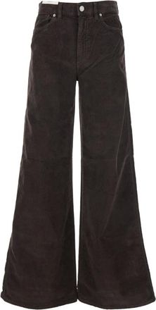 Pantaloni Torino Broeken, Dames, Bruin, W28, Katoen, Bruine Corduroy Broek