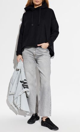 AllSaints Nia Lace Blouse, Womens, Black