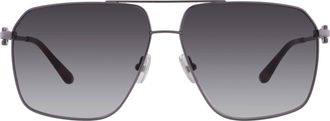 Ferragamo Grey Gradient Navigator Mens Sunglasses SF238S 069 62
