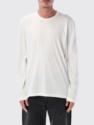 James Perse Long-Sleeved Cotton T-Shirt with Crew Neck