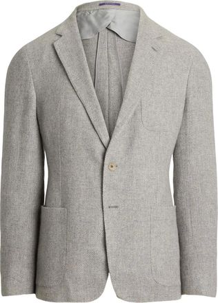 Ralph Lauren Purple Label Blazer monopetto in cashmere - Grigio