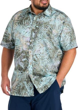 Columbia Big & Tall PFG Super Slack Tide Camp Shirt in Cypress at Nordstrom, Size Xx-Large