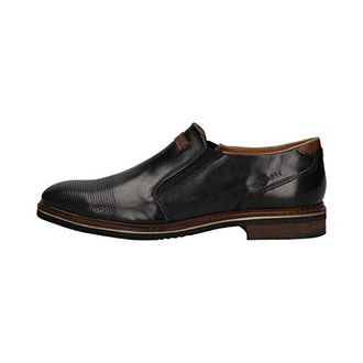 Chaussures Basses Homme à Lacets Bugatti - Modèle 321-ASF01 - Couleurs Blanc Et Bleu Foncé - Taille 42 à 45