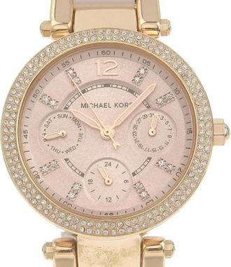 Michael Kors Pre-owned Stainless Steel watches - Dames - Vintage Horloges - Geel - ONE Size - Vintage