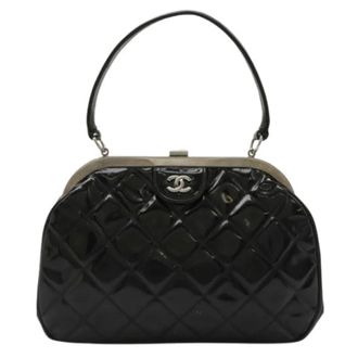 Chanel Pre-owned Handbags, female, Black, Size: ONE SIZE Pre-owned Matelasse Handbag