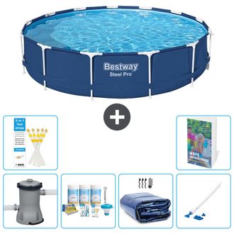 Bestway Piscina Bestway Steel Pro Redonda - 396x84 Cm - 7-piezas S310