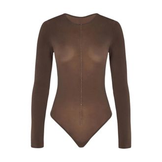 Wolford Crystal String Body - - Tops - Donna - Marrone - M