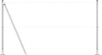 vidaXL Vidaxl - Fence Post 26 pcs Silver 3.2 x 3.2 x 68.5 cm Steel