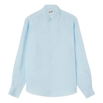 MC2 Saint Barth Casual Shirts, male, Blue, Size: XL Raphael Linen Vintage 31