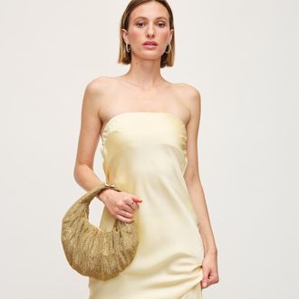 Urban Expression Arianna Evening Bag in Gold at Nordstrom