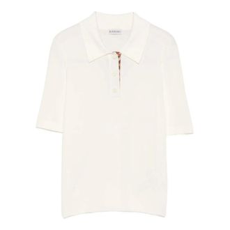 Burberry Polo Shirt - Tops - Mujer - Blanco - XS