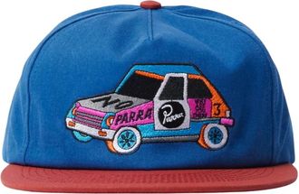 by Parra No Car 5 Panel Pet - unisex - Petten - Blauw - ONE Size - Katoen - Accessoires
