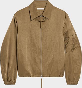 Helmut Lang Creased Ma1 Bomber Jacket