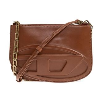 Diesel Cross Body Bags, female, Brown, Size: ONE SIZE 1DR 2.0 1DR Twin Shoulder Bag