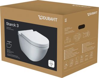 Duravit Duravit - Inodoro De Pared Starck 3 Set Con Cierre Oculto Incl