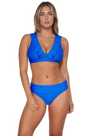Sunsets Willa Wireless Bikini Swimsuit Top - DD Cup in Electric Blue at Nordstrom, Size 32