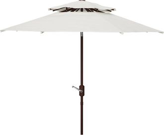 Safavieh Lorenia 9Ft Double Top Umbrella