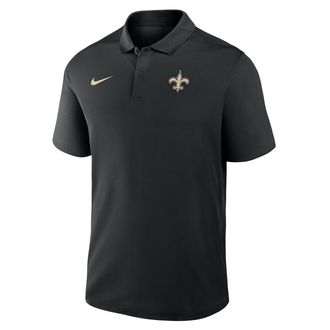 Nike New Orleans Saints Logo Victory Nike Mens Dri-FIT NFL Polo in Black | 035800A7W-R0T