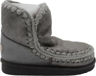 Mou Warme Winter Sneakers - Dames - Winterlaarzen - Grijs - 36 EU - Wol - Schoenen