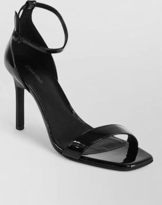Calvin Klein leather stiletto heel sandals