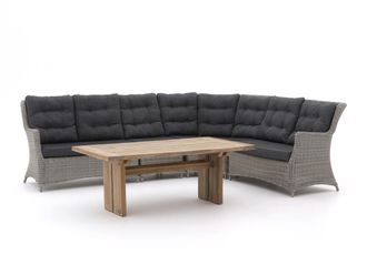 Intenso Furniture Intenso Milano/ROUGH-L dining loungeset 5-delig