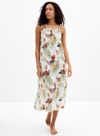 Miiyu Womens Patterned long flowy nightgown