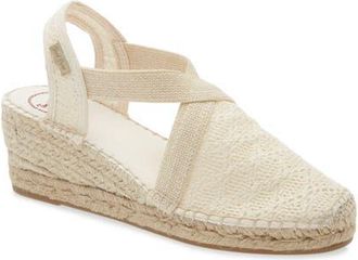 Toni Pons Terra Espadrille Wedge in Cru at Nordstrom, Size 7-7.5Us