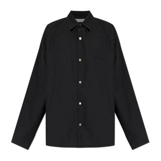 Fear of God Cotton Canvas Overshirt - Heren - Casual Overhemden - Zwart - XS - Katoen - Overhemden