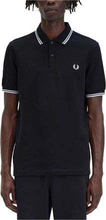 Fred Perry Twin Tipped Poloshirt - Heren - Polos - Zwart - XL - Katoen - Tops