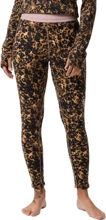 Backcountry Cedars Rws Merino Mid-Wt Baselayer Bottom - Womens in Leoportoise Print at Nordstrom, Size X-Large