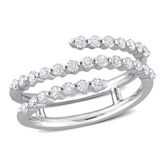 Amour 1/2 CT TW Diamond Swirl Ring in Platinum
