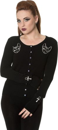 Banned Apparel 9 Lives Cat Cardigan XL